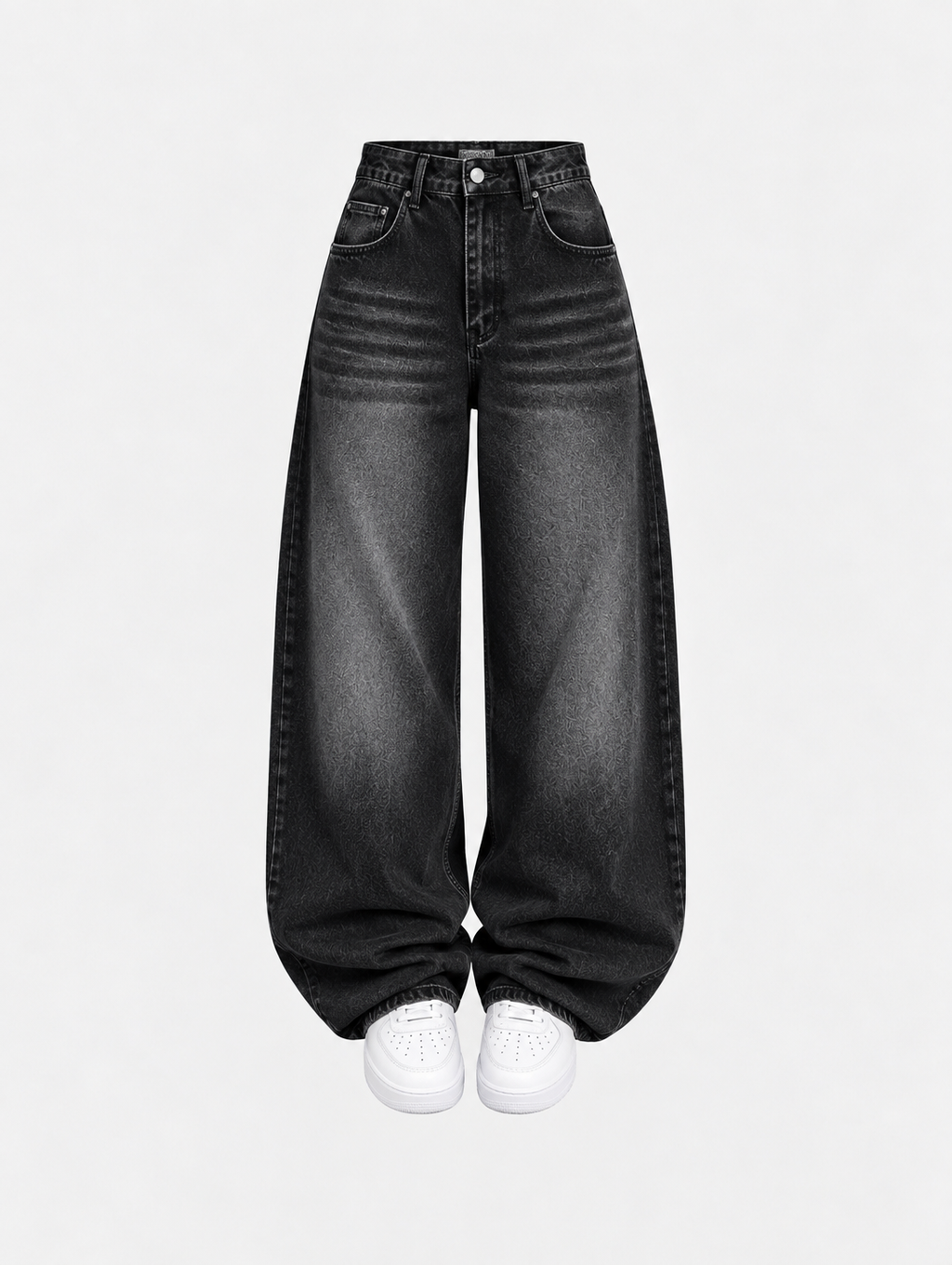 Faded Black Vintage Baggy Jeans