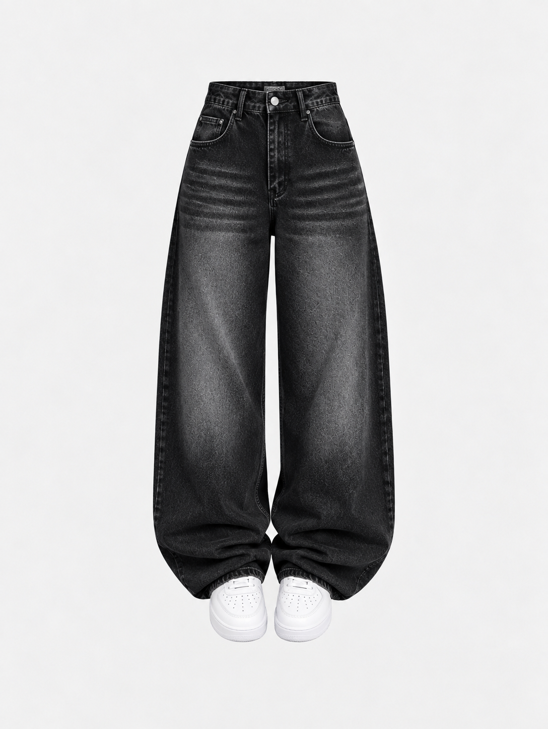 Faded Black Vintage Baggy Jeans