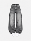 Faded Grey Vintage Baggy Jeans