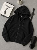Baggy Fleece Zipper Hoodie