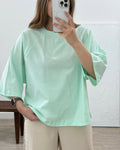 Sea Green Oversized T-Shirt