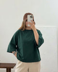 Bottle Green Oversized T-Shirt
