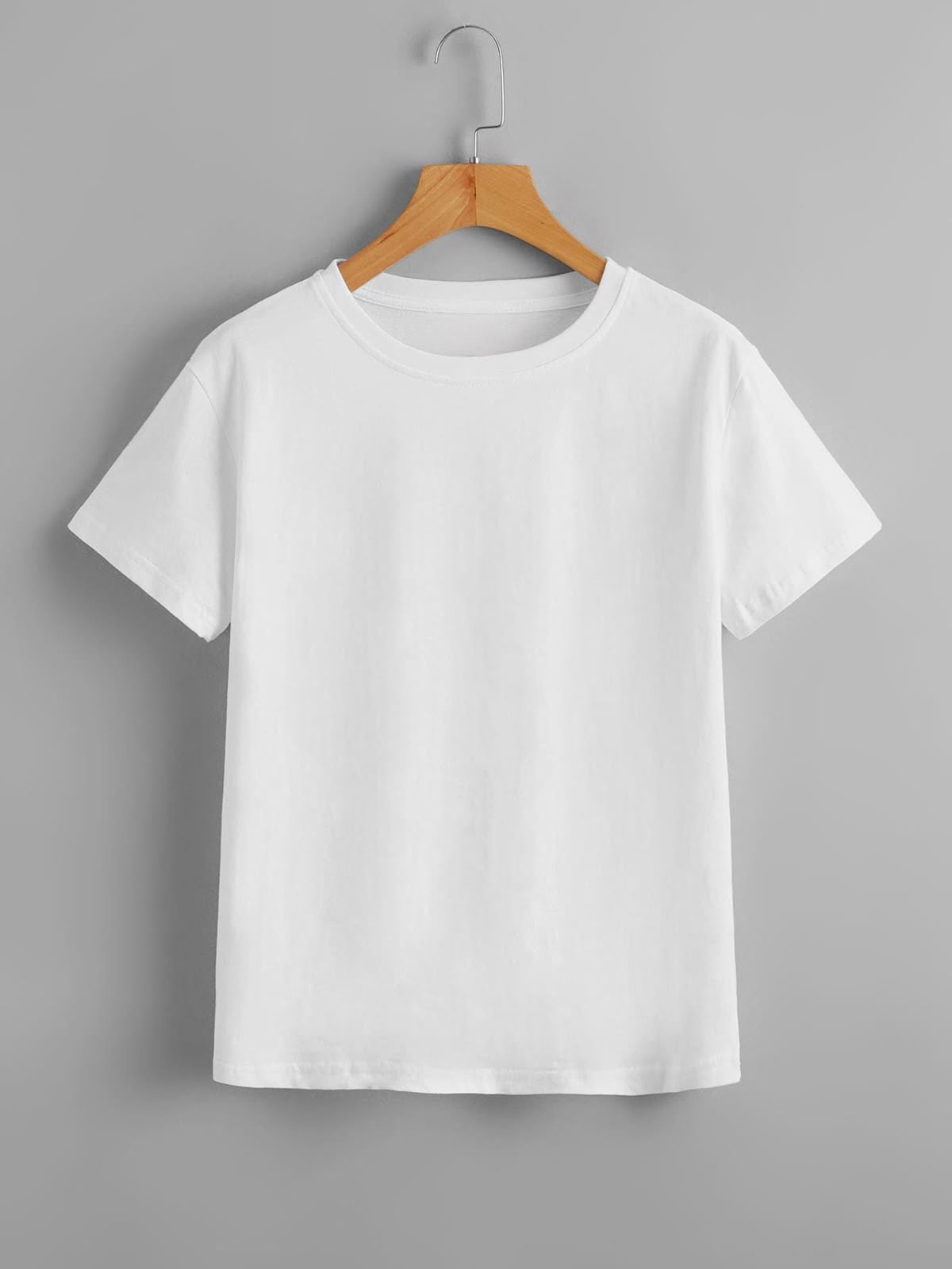 White Half Tees