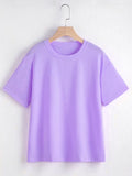 Lilac Half Tees