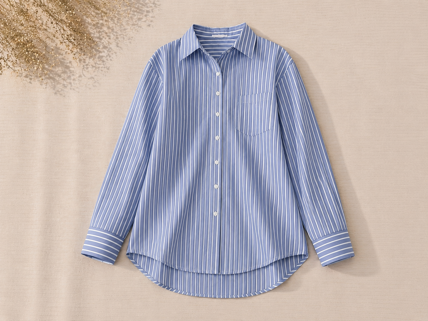 Blue Striped Button Down
