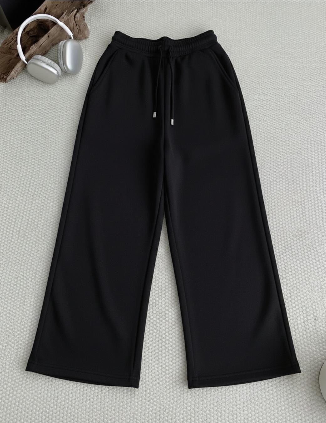 Black Flapper Trouser