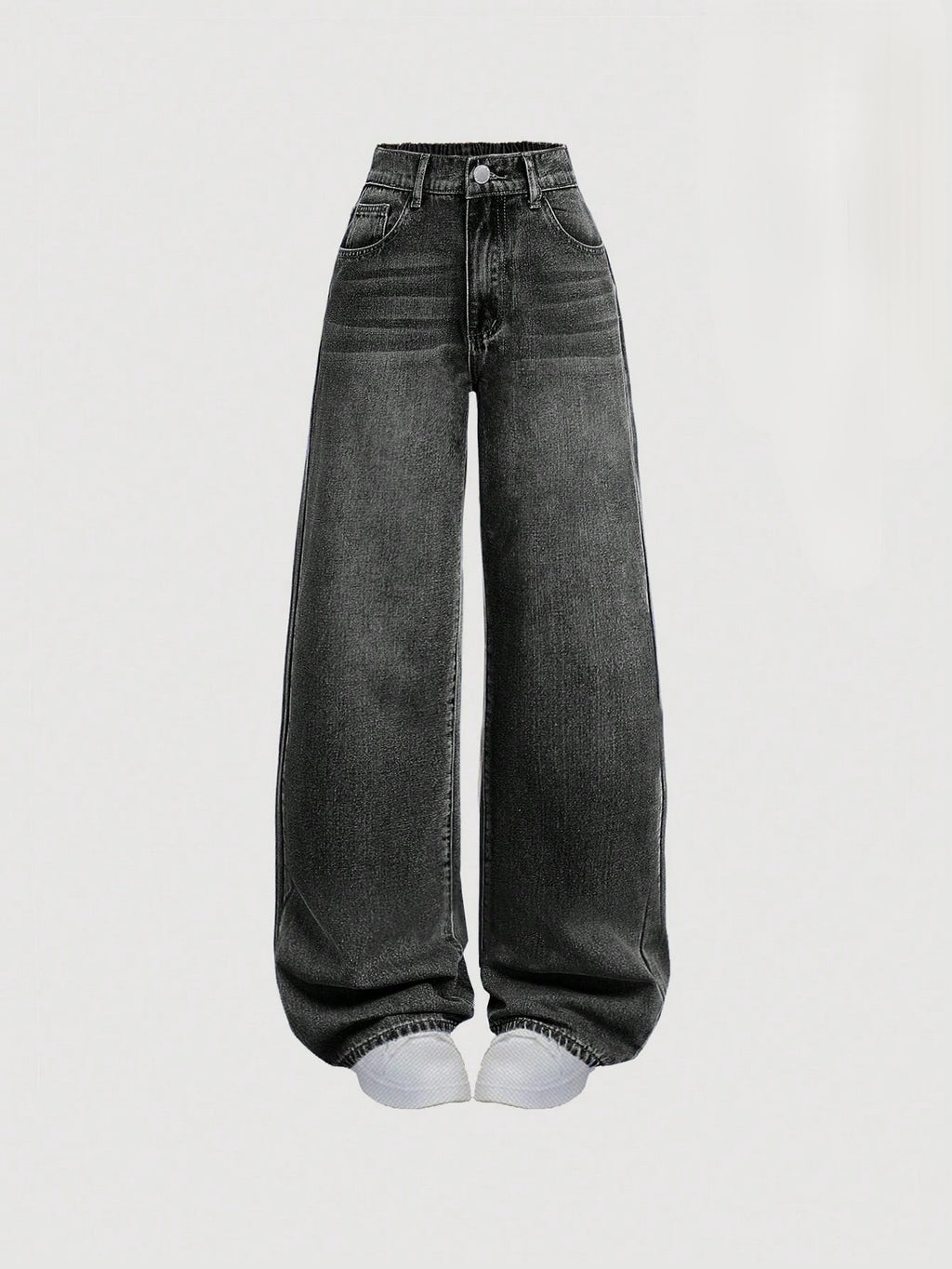 Faded Black Vintage Baggy Jeans