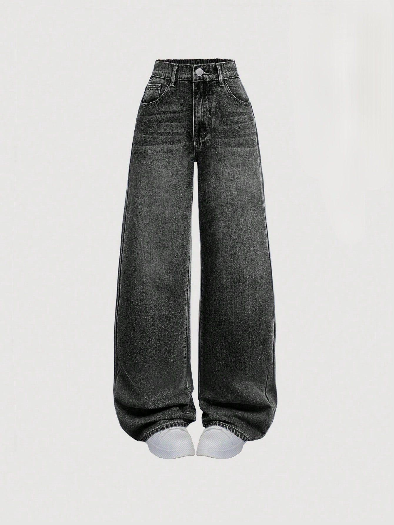 Faded Black Vintage Baggy Jeans