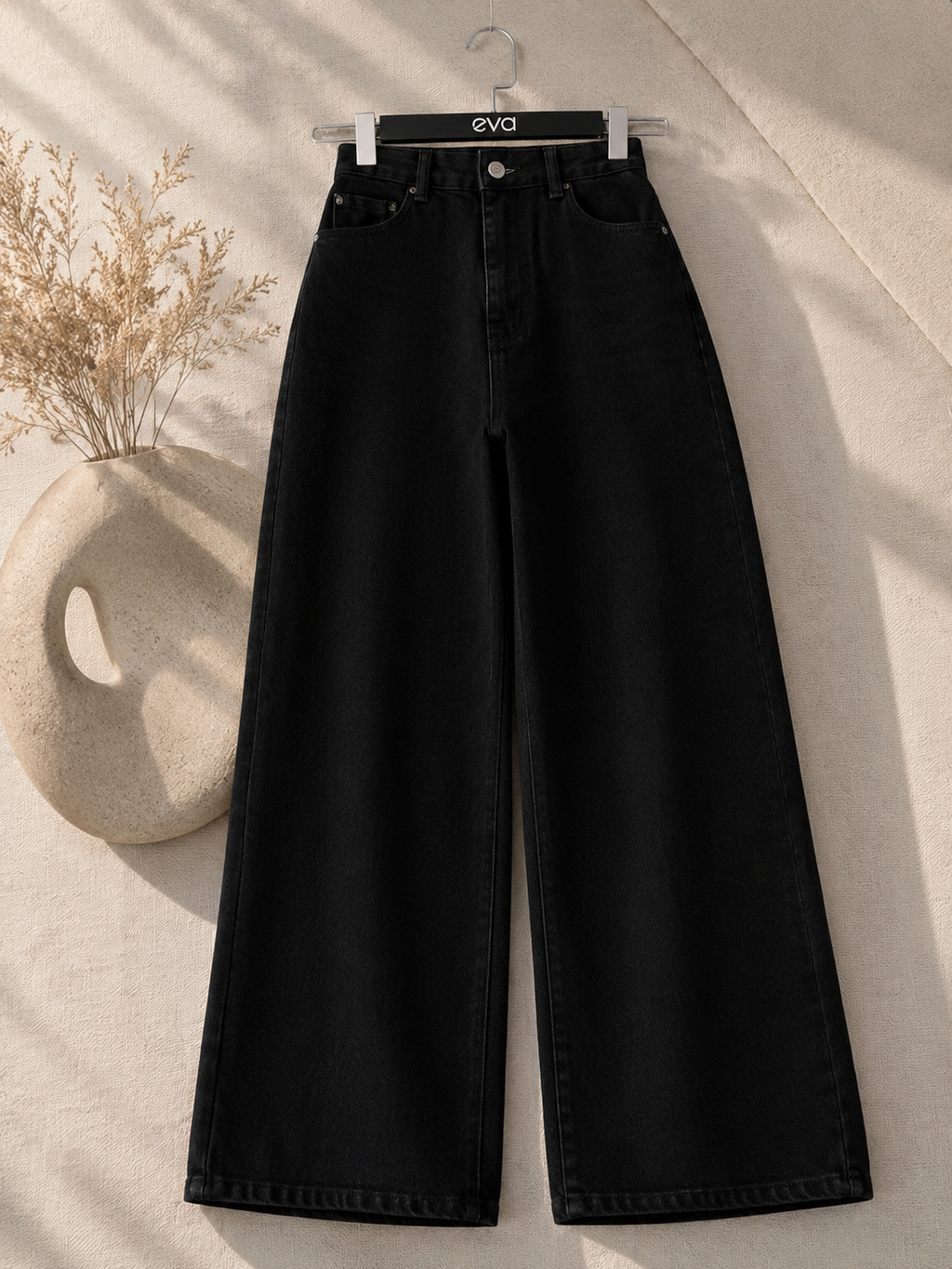Black Wide Leg Jeans