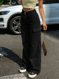 Black Cargo Jeans