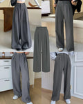 Charcoal Gray Formal Cotton Pants