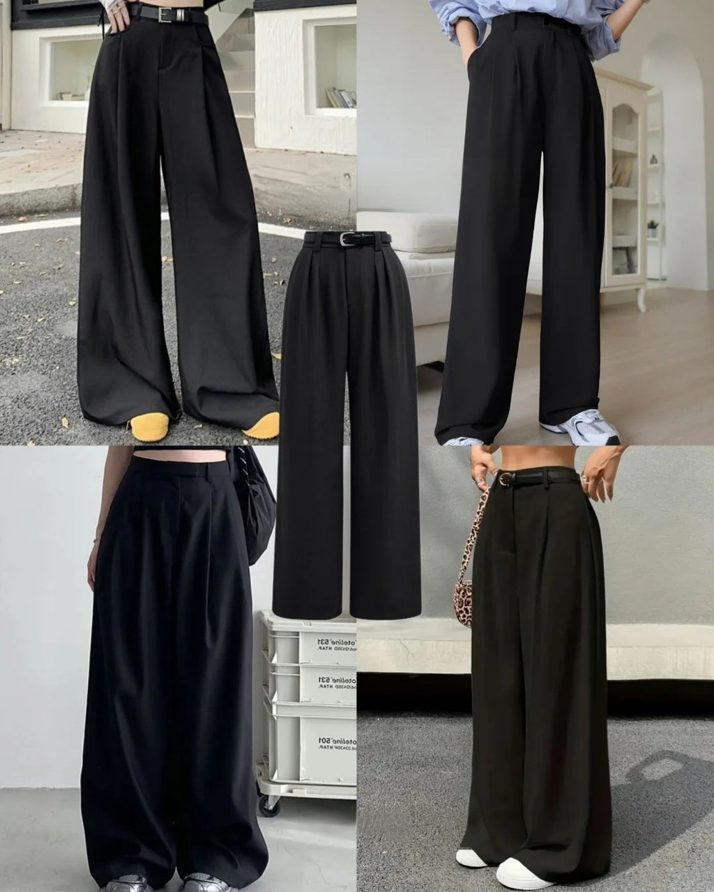 Black Formal Cotton Pants